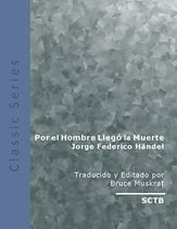 Por el Hombre Lleg la Muerte SATB choral sheet music cover